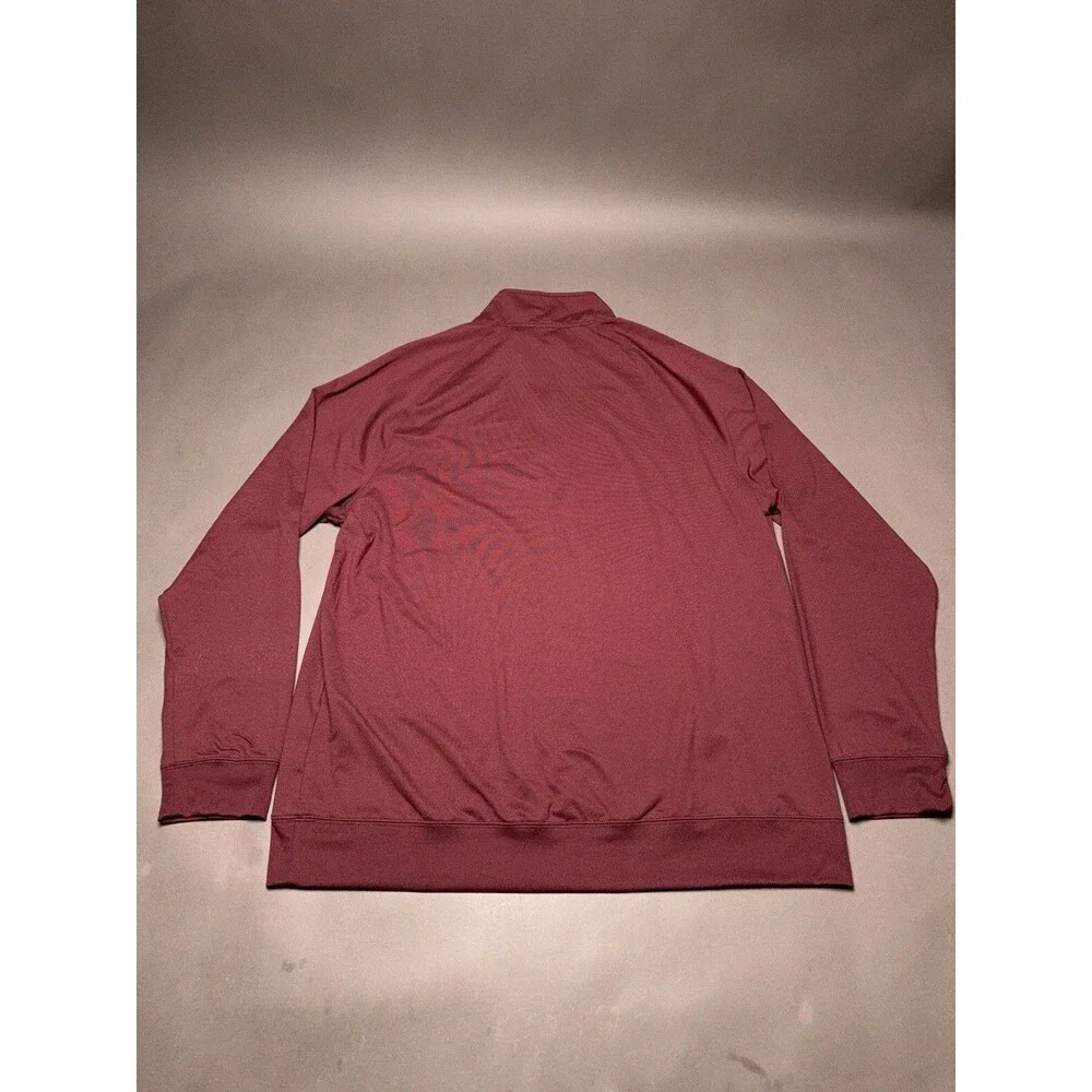 Southern Tide 1/4 Zip Performance Pullover Mens XL Lite Burgundy Stretch